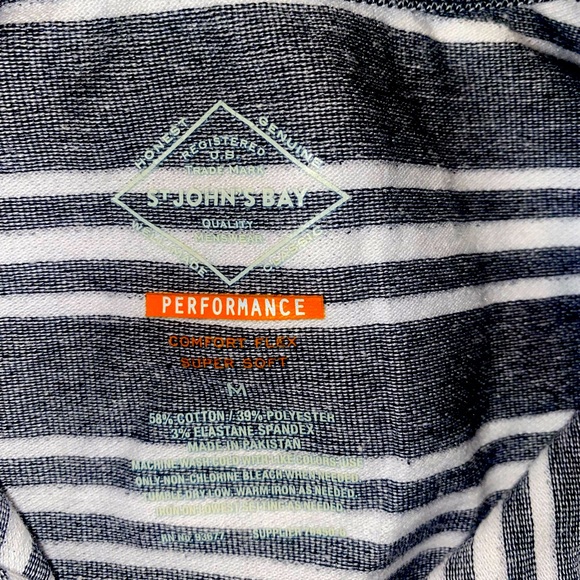 Grey & White Striped Polo - Picture 2 of 2